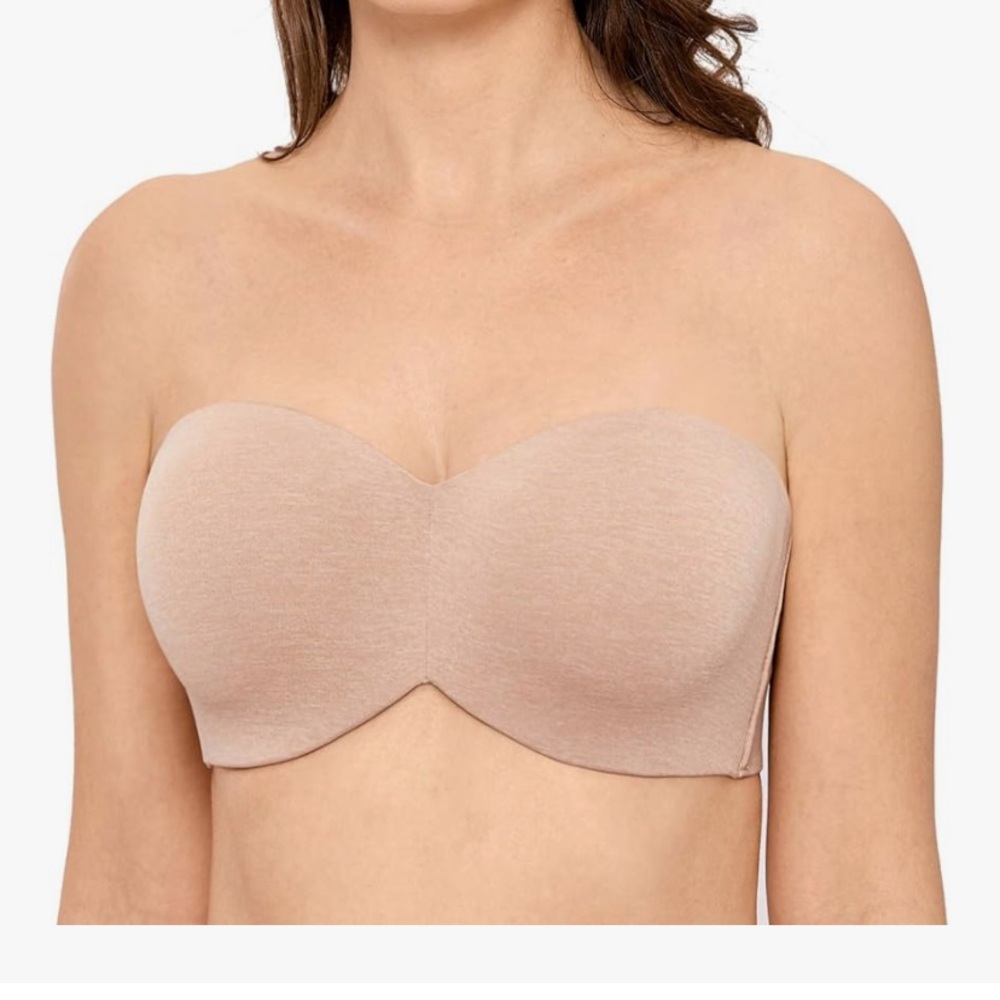 NWT Strapless Bra Unlined Underwire 38d